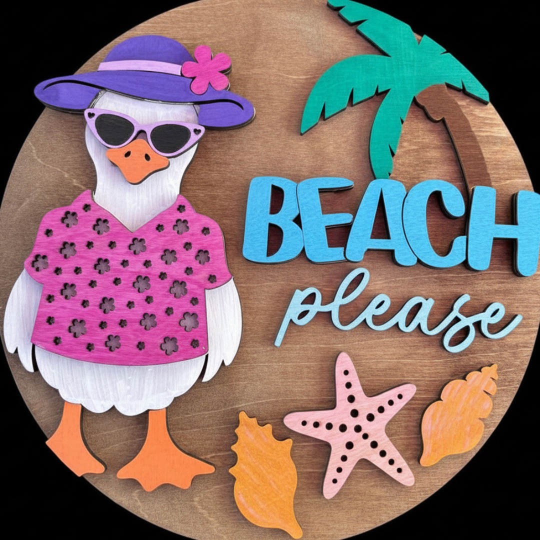 Beach goose