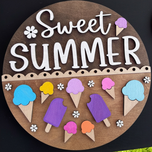Sweet summer ice cream