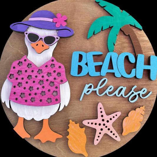 Beach goose